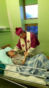 Wizyta  arcybiskupa Andrzeja Dzięgi w Szpitalu Miejskim