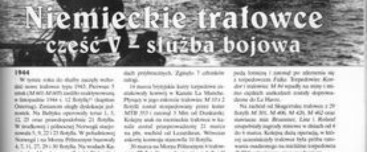Niemieckie trałowce część V